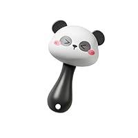 Educational Baby Rattle Malaka Rattle Maracas for 0-3 Months Hand Grip Training with Parent-Child Interaction on Lovely Panda Shape Musical Rattle Toy