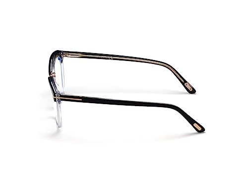 Tom Ford Women's Eyeglasses Tf5550-B Tf/5550-B Black/Crystal Optical Frame 54Mm #TOP1
