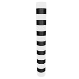 Hester & Cook Black and White Striped Paper Table Runner - 25' Long x 20" Wide
