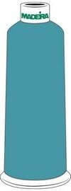 Madeira Rayon Embroidery Thread 5500yd Cone Blue Green Color: 1289