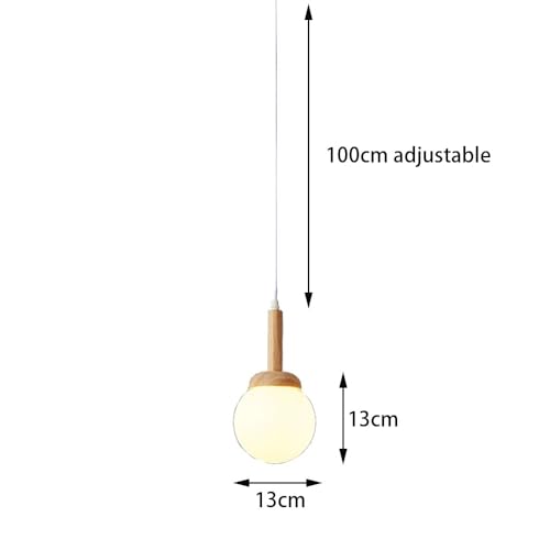 Lámparas colgantes japonesas de madera para iluminar tu isla de cocina con calidez 8