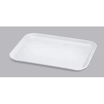 Plateau autoclave blanc 12x13" en fibre de verre pour l'organisation des cabinets
