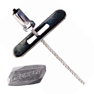 GRIPPLE UL Approved No. 2 x 20' S.S (5-16) Toggle Hanger (Pack of 10), U.S.A Made