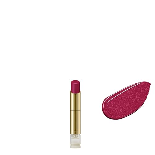 SENSAI Lasting Plump - Recambio de lápiz labial LP04 Mauve Rose 3,8 g, acabado fluido, terciopelo duradero SPF 15 líquido dorado (4973167501436)