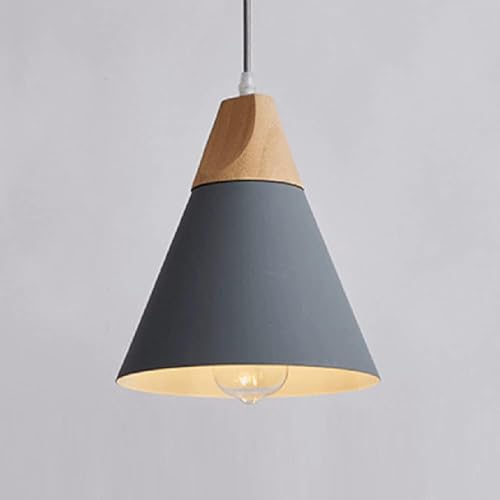 Lámpara colgante de metal rústica ideal para crear ambientes cálidos en el salón y comedor