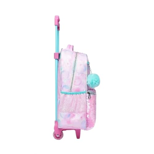 Mochila com Rodinhas Lilica Ripilica Bubbles - Pacific