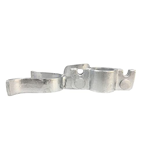1-3/8" x 1-5/8" Fork Latch Galvanized Fence Gate Latch for Chain Link Fence Gate Frames with Padlock Hole Wall Mount to Post or Wall by Aiwaiufu - Image 4