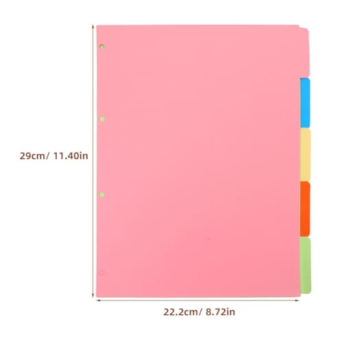 Separadores de página A4 para diarios y cuadernos iplusmile, organiza tu día a día con color 2