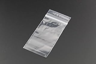 Grip Seal Bags - Self Seal Resealable Food Safe - 1.5" x 2.5" / 37mm x 62mm - Pack of 1000