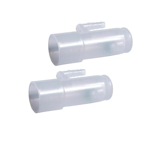 Image of Bistras Oxygen Enrichment Adapter, Oxygen Connector. CPAP Tube Adapter- 2pk