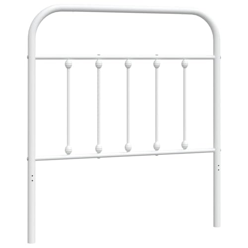 VidaXL Cabecero de Metal Blanco 90 cm cabecero