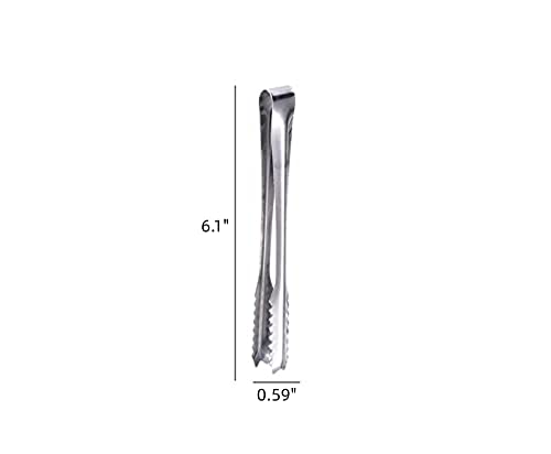 Sweet Candy Buffet Ice Tongs & Scoops (Silver-1 Set) #TOP4