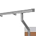Produktbild INEFA Dachrinnen Set Gartenhaus, Carport, Terrasse, NW83 / 83mm Kastenrinne 3m Grau 1 Dachseite, Regenrinne PVC für Pultdach, Made in Germany
