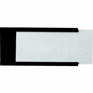 Preisvergleich Produktbild Legamaster Magnetetikettenträger 30x60mm schwarz