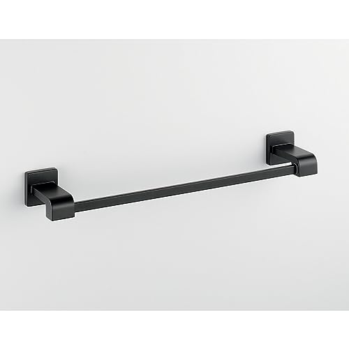 Image of Delta Towel Rack | 18 Inch Matte Black Towel Bar for Bathroom, Kitchen | Ara Accessories