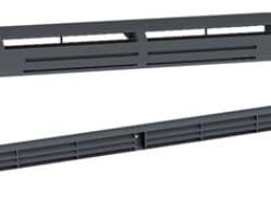 Ensemble Entrée d'air et grille de façade hygroréglable - Gris Anthracite - 423467 - Atlantic