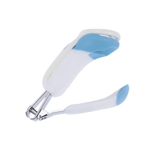 GALPADA Nail Clipper with Magnifying Glass Safe Nail Care for Boy Girl Design for Boys and Care Tools Blue
