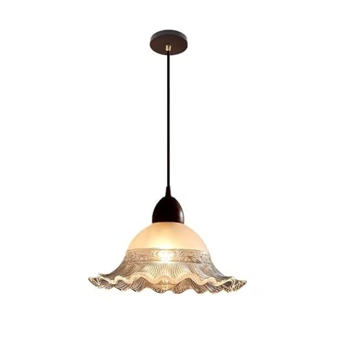 Lámparas Colgantes LED de Vidrio y Madera Estilo Nórdico 8
