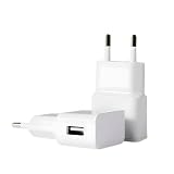 2er Pack USB Stecker Netzteil 5V 2A 10W, USB Ladegerät Schnellladeadapter für Handy Ladegeräte kompatibel mit iPhone Samsung Galaxy S Serie – EU Stecker