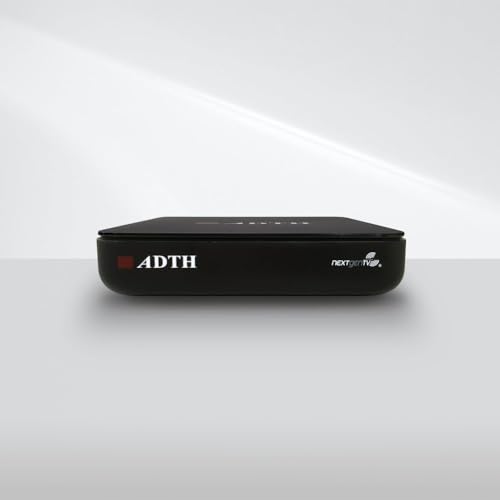 Image of ADTH NextGen TV Box Gen 2 ATSC 3.0 & ATSC 1.0 Digital Converter Box | 64GB Built-in Storage | Over-the-Air TV Tuner & Receiver | 4K HDR | Wi-Fi & Bluetooth | Built-in DVR Recording