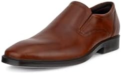 ECCO Milan Herren-Slipper mit einfarbiger Zehenpartie, Nerz, 10-10.5