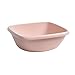 Plastic Wash Basin, Square Small Wash Basins Vegetable Fruit Wash Pan Stackable Dish Tub Dishpan Small Wash Pan Basin for Home(Pink#L)
