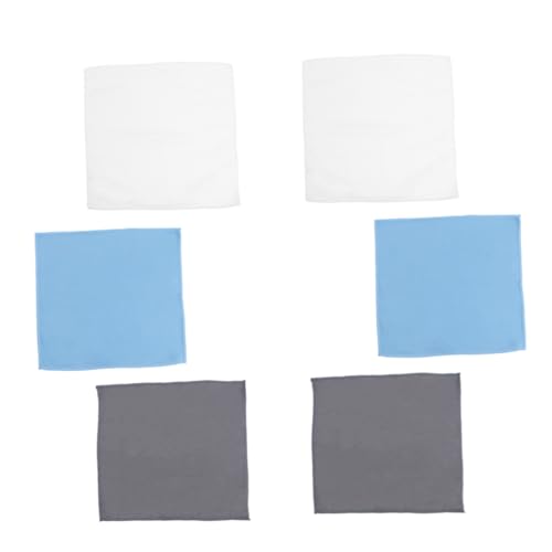 HAMPPLIES 6 Piezas paño de Copa de Vino bayeta limpiacristales Microfiber Cloth Toalla de Limpieza de Vidrio