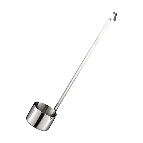 Ausgießlöffel mit langem Griff, Saucenlöffel für Küche, Soße, Eintopf
