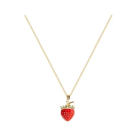 Colobublie Red Strawberry Necklace Cover