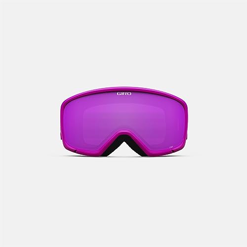 Image of Giro Stomp Kids Ski Goggles - Snowboard Goggles for Youth, Boys & Girls - Pink Bloom Strap with Amber Pink Lens