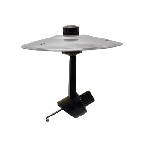 2025 Upgrade Car Cymbal Air Vent Crash: Dash Drum Symbol Dashboard Drums Mini Mount Drumming Music Mounted Tiny Clip Attachment Set Attach Small Board Stand Splash Instrument Drumset Kit (Silver)