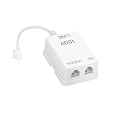 Uvital DSL Filter Splitter for Landline Phone, ADSL Splitter Filter, DSL Filter...