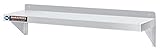 DuraSteel Stainless Steel Wall Mount Shelf 48” Wide x 12” Deep Commercial Grade - NSF Approved - Good for Restaurant, Bar, Home, Kitchen, Laundry, Garage and Utility Room