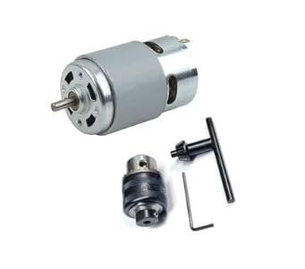 SP Electron RS-775 DC 12V-24V High Speed Metal Large Torque Small DC Motor with 10MM Drill Chuck set (B0CV8S5TKY) Amazon Price History, Amazon Price Tracker