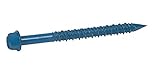 CONFAST 1/4" x 5" Hex Head Concrete Screw Anchor with Drill Bit (100 per Box)