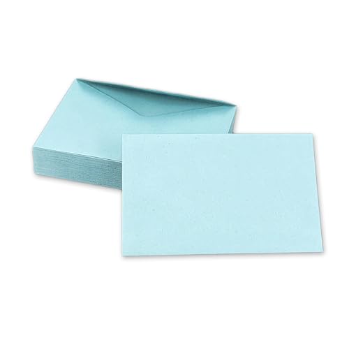 Enveloppes électorales qualitatives 90x140 mm bleu azur en papier 80g/m²
