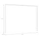 Forte NARAGO Passepartout 280, Passepartout für Kleiderschrank, Holzwerkstoff, Mauvella Eiche Dekor, 279,4 cm breit, 214,4 cm hoch, 23,8 cm tief