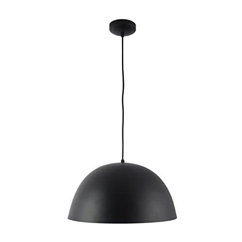 Image of ELIANTE -Modern Black Metal Single Hanging Light - | 3 Years Warranty | Free - LED LAMP