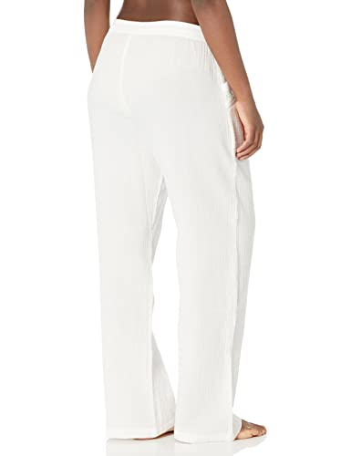 Pj Salvage Womens Loungewear Gauzin Around Pant Pajama Bottom, Ivory, X-Small Us #TOP1