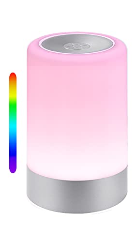 G Keni Night Light with Color Changing and Dimming Function, Small Lamp Rechargeable Kids Night Light with Touch Control, Cordless Lamp