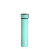 asobu Skinny Mini Fashon Forward Double Walled Stainless Steel Insulated Water Bottle Bpa Free 7.8 oz (Mint Green)
