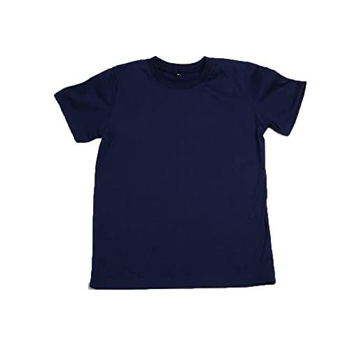 Camiseta Ox Silver Lisa Básica Infantil Juvenil Cor:Azul Escuro;Tamanho:8
