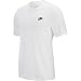 Nike M NSW Club Tee Camiseta de Manga Corta, Hombre, Blanco (White/Black), S