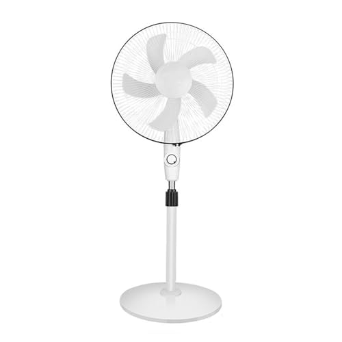 Ventilador de Pedestal de pé Miokycl Ventilador de Pedestal Branco de Plástico Com Grande Volume de