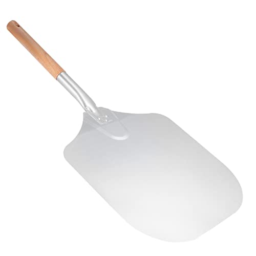 OFFSCH 1pc Detachable Wood Handle Pizza Paddle Non Stick Pizza Spatula Heat Resistant Slider Paddle for Restaurant