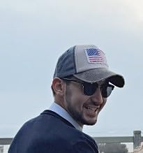 Vintage Distressed USA Hat - Mens Baseball Cap with American Flag, Perfect Veteran Ballcap, American Flag Baseball Cap - Image 2