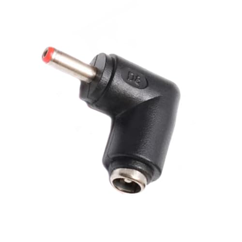 Pack de 5 adaptadores conector DC ángulo 90° 3.5x1.35mm macho a 5.5x2.1mm hembra miniatura 4