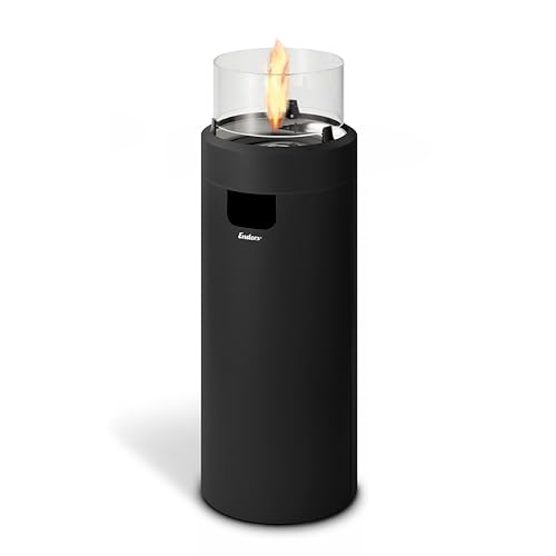 Enders Nova - Cheminée LED L - Noir/chromé