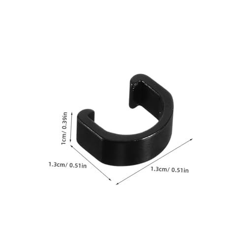 Fijación rápida de cables de freno con clips C HOODANCOS de aluminio para evitar holguras 3