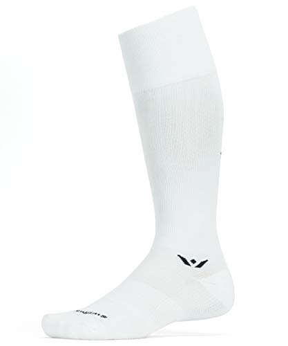 Swiftwick- PERFORMANCE TWELVE Running Socks, Wicking, Knee High Compression Fit